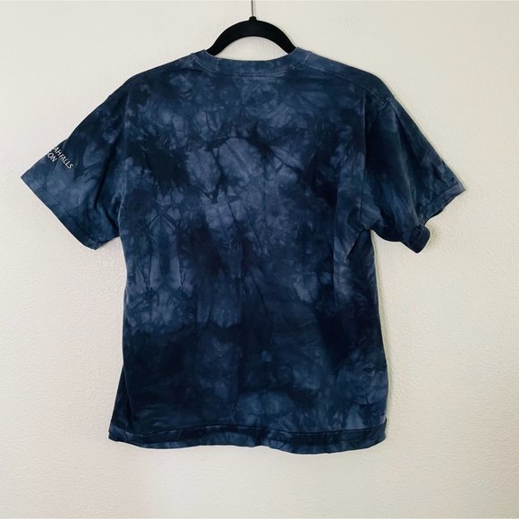 the mountain yeti graphic short sleeve mens crew neck top multnomah falls oregon - Picture 3 of 4